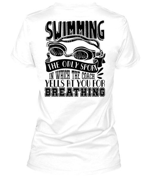 Swimming The Only Sport T Shirt, I Love Swimmer T Shirt