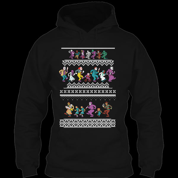 A black t-shirt with the shopify logo