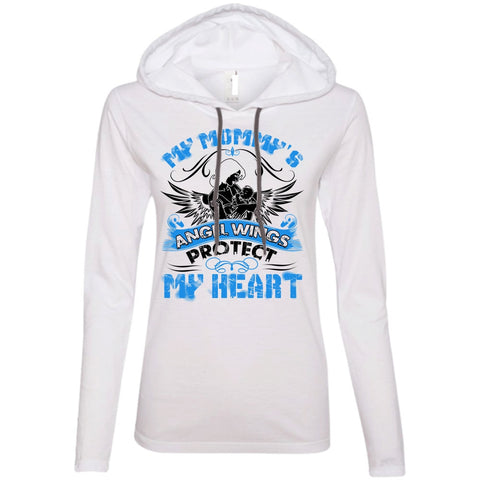 A black t-shirt with the shopify logo