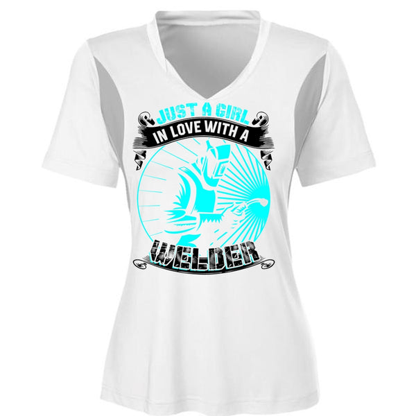 Just A Girl In Love With A Welder T Shirt, I Love Welding T Shirt, Awesome T-Shirts