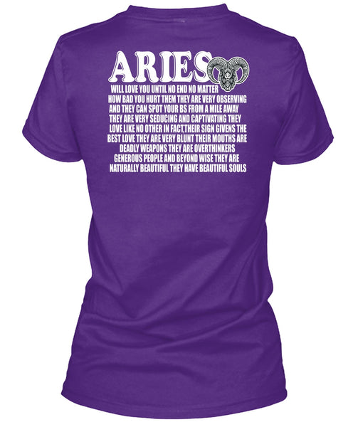 Aries Will Love You T Shirt, They Have Beautiful Souls T Shirt