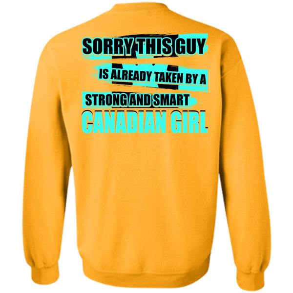 I Love Lady T Shirt, Strong And Smart Canadian Girl Sweatshirt