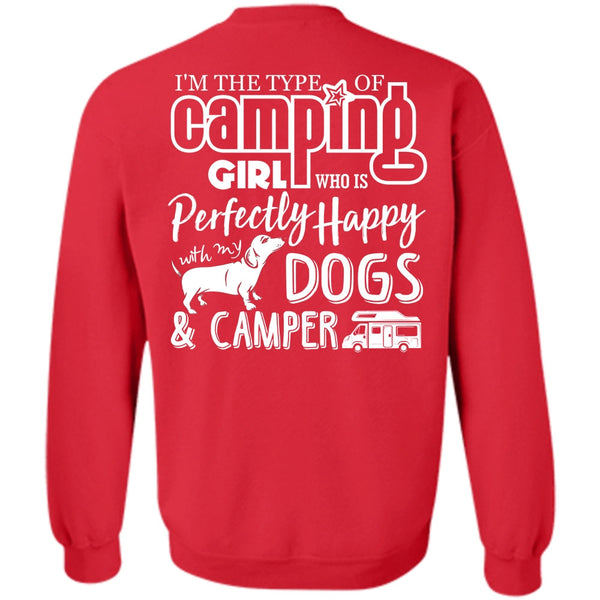 Dogs And Camper T Shirt, I Love Camping Sweatshirt
