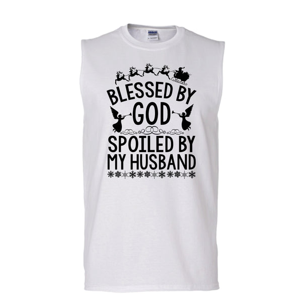 A black t-shirt with the shopify logo