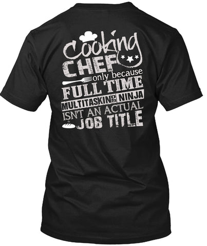 A black t-shirt with the shopify logo