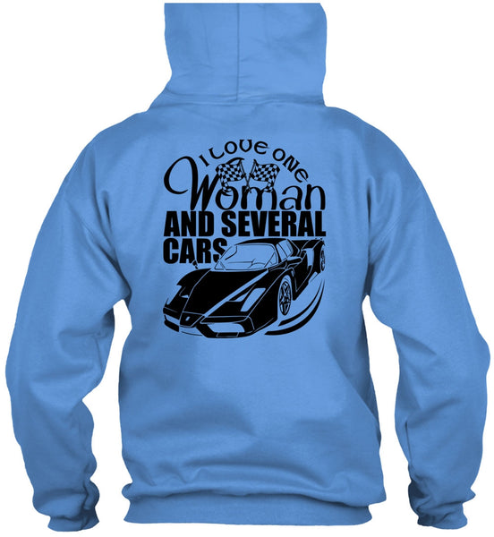 I Love One Woman And Several Cars T Shirt, I Love Car T Shirt
