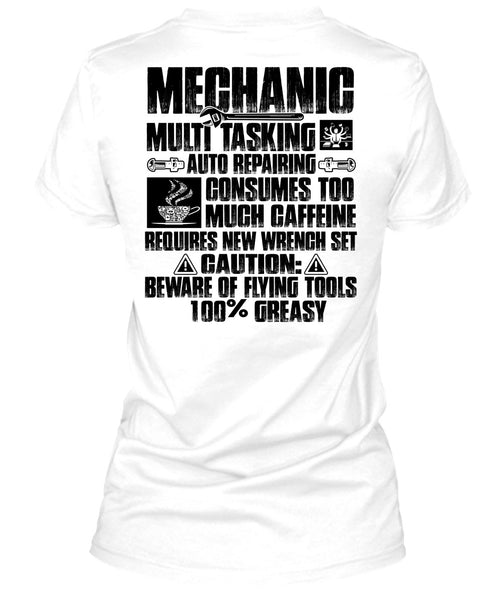 Mechanic Multitasking T Shirt, I Love Mechanic T Shirt