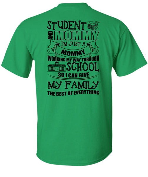 Student And Mommy T Shirt, I Love School T Shirt
