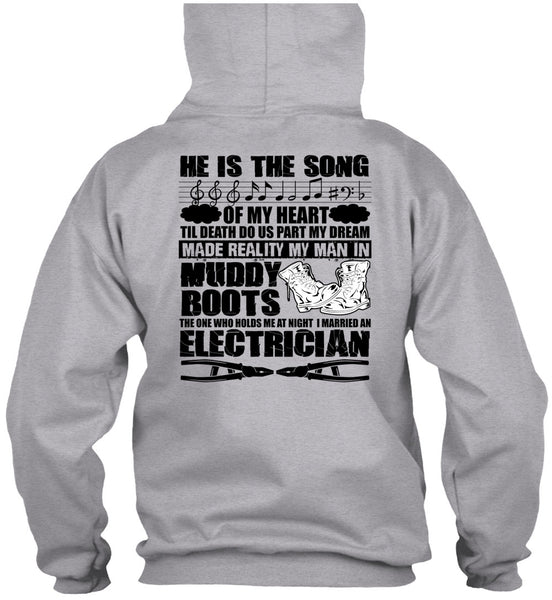 I Married An Electrician T Shirt, I Love Electrician T Shirt
