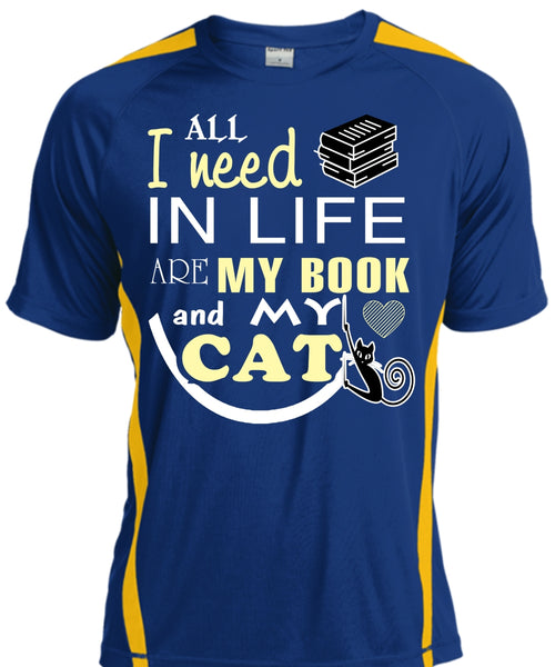 All I Need In Life Are My Book And My Cat T Shirt, My Pets T Shirt, My Favorite T Shirt