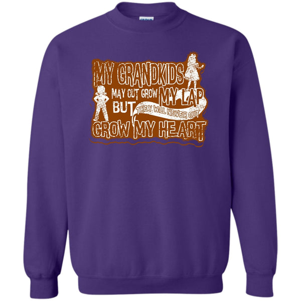 Never Out Grow My Heart T Shirt, My Grandkids Sweatshirt