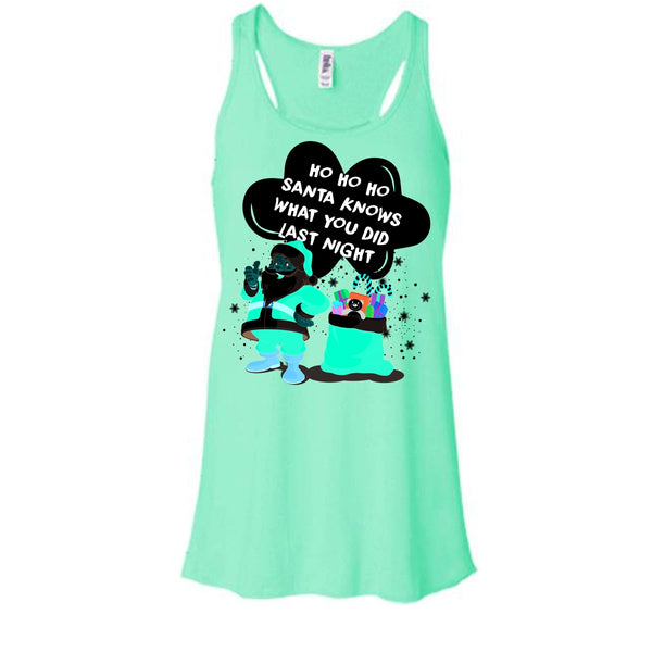 Santa Knows What You Did Last Night T Shirt, Merry Christmas T Shirt, Awesome t-shirts