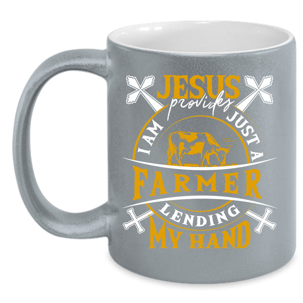 I Am Just A Farmer Coffee Mug, Funny Gift For Farmer Coffee Cup