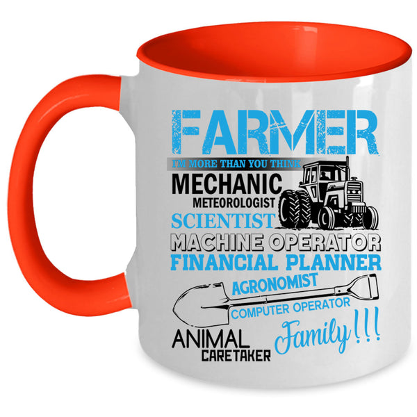 Best Gift For Famers Coffee Mug, Farmer Accent Mug