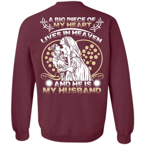 Lives In Heaven T Shirt, I Love Husband Sweatshirt