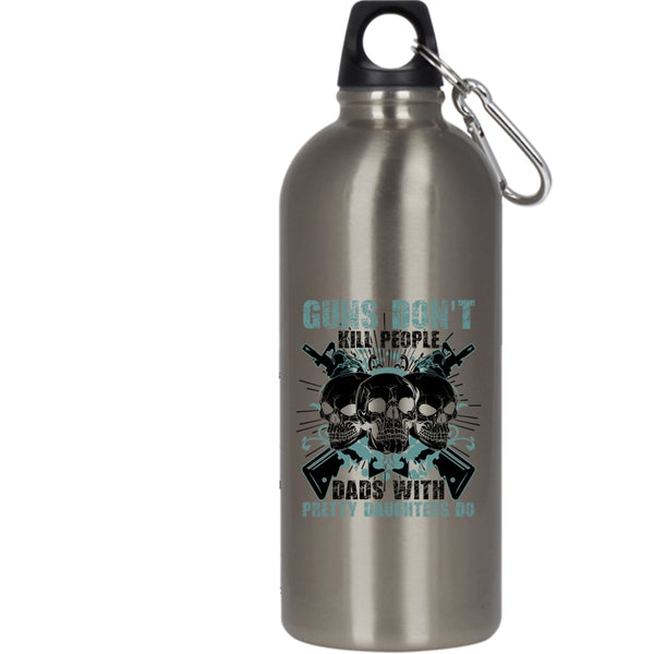 Dads With Pretty Daughters Do 20 oz Stainless Steel Bottle,Awesome Gift For Dad Outdoor Sports Water Bottle