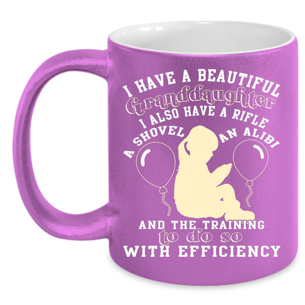 I Have A Beautiful Granddaughter Coffee Mug, Cute Grandparent Coffee Cup