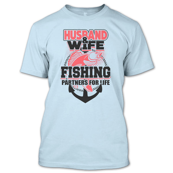 Husband & Wife T Shirt, Coolest Fishing T Shirt
