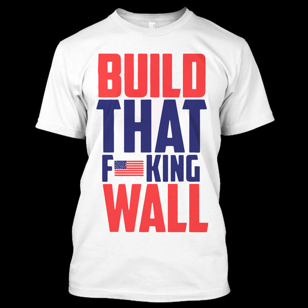 A black t-shirt with the shopify logo