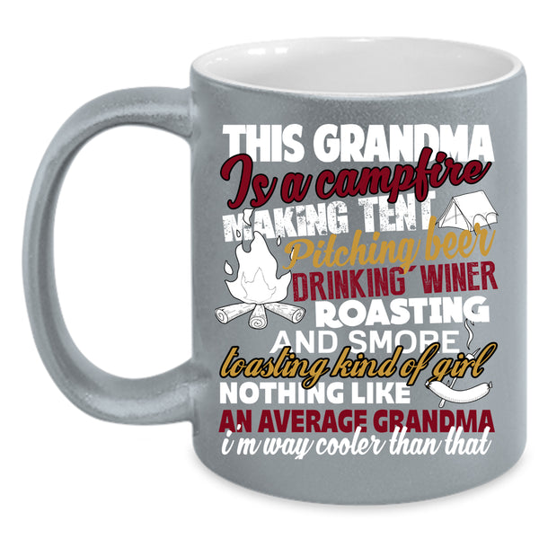 This Grandma Is A Campfire Coffee Mug, Cool Grandpa Coffee Cup