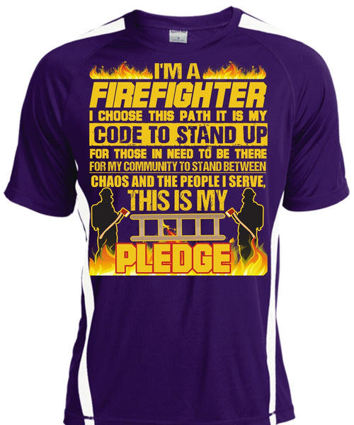 I'm A Firefighter T Shirt, Code To Stand Up T Shirt, Cool Shirt