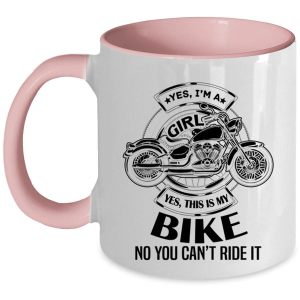 This Is My Bike Coffee Mug, I'm A Girl Accent Mug