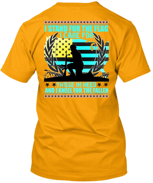 I Stand For The Flag T Shirt, I Love Veteran T Shirt