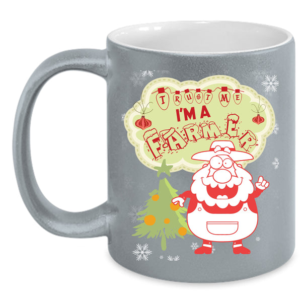 I'm A Farmer Coffee Mug, Funny Christmas Gift For Farmer Coffee Cup