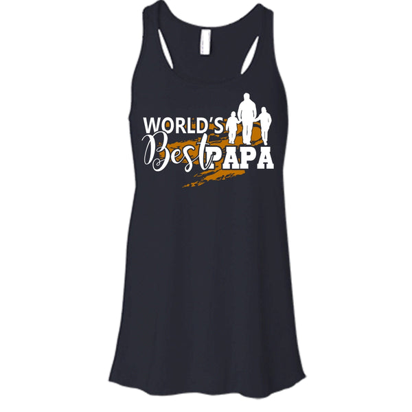 World's Best Papa T Shirt, Coolest Papa Tank Top