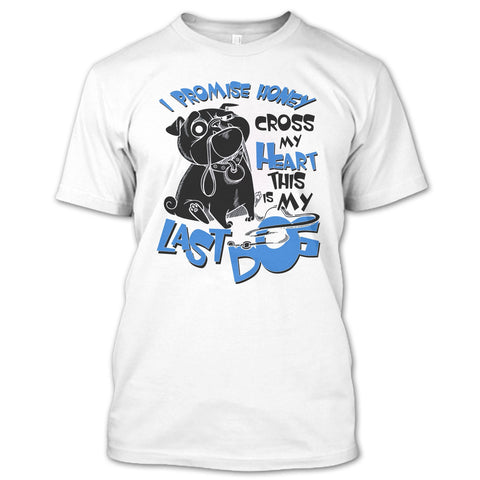 A black t-shirt with the shopify logo