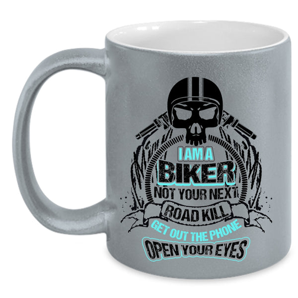 Awesome Gift For Biker Coffee Mug, I Am A Biker Accent Mug