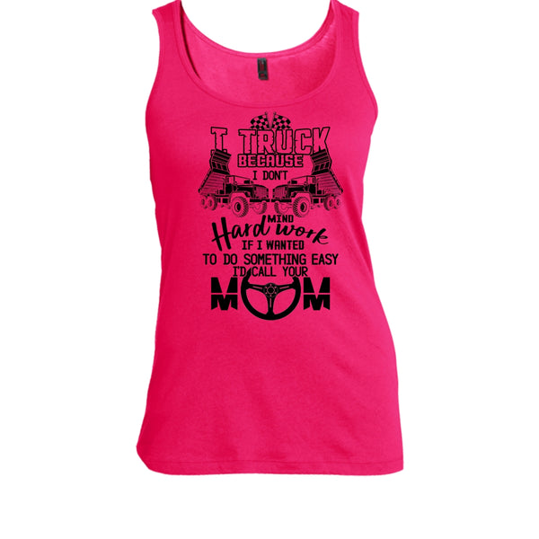 I Truck T Shirt, Coolest Trucker Tank Top
