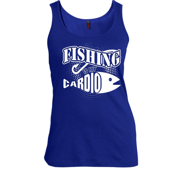 Fishing Is My Cardio T Shirt, Coolest Hooker Tank Top