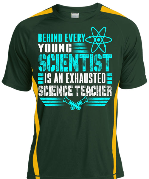 Behind Every Young Scientist T Shirt, Science Teacher T Shirt, Cool Shirt