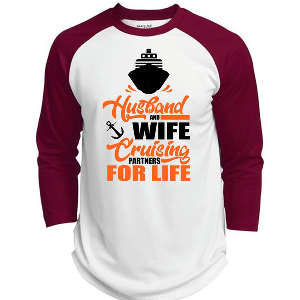 Husband And Wife Cruising T Shirt, I Love Cruising T Shirt, Awesome T-Shirts  (Polyester Game Baseball Jersey)