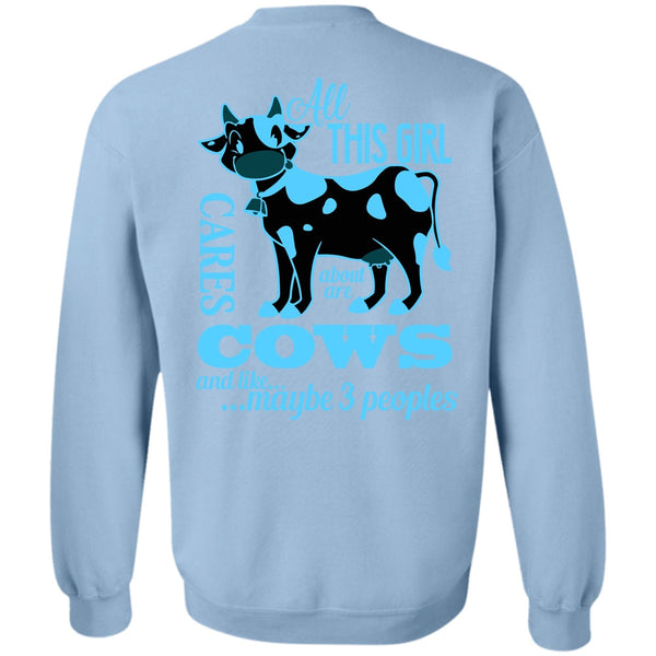 Being A Farmer T Shirt, All This Girl Cares About Are Cows Sweatshirt