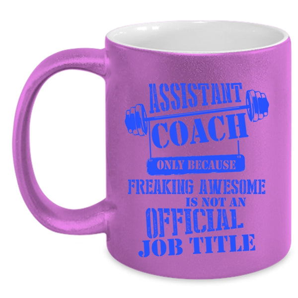 Awesome Assistant Coach Coffee Mug, Assistant Coach Accent Mug
