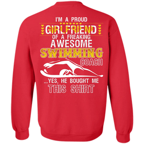 Awesome Swimming Coach T Shirt, I Love Swimming Sweatshirt