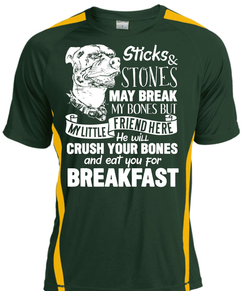 You For Breakfast T Shirt, Sticks And Stones May Break T Shirt, Cool Shirt