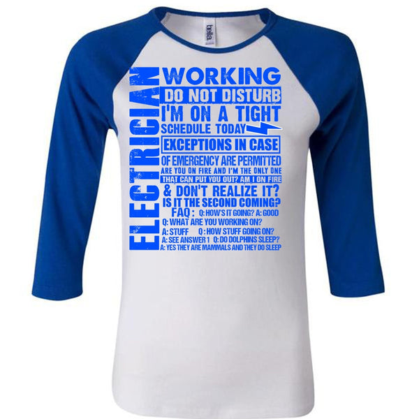 Electrician Working Do Not Disturb T Shirt, I Love Electrician T Shirt, Awesome T-Shirts