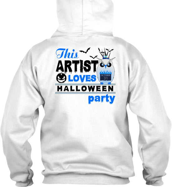 This Artist Loves Halloween Party T Shirt, Wait For Halloween T Shirt