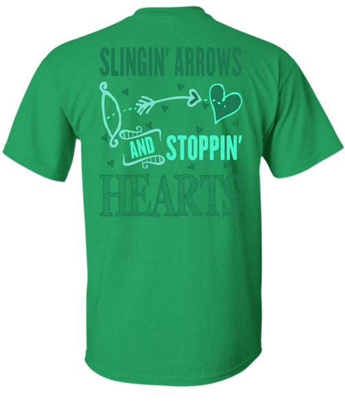 Slinging Arrows And Stopping Hearts T Shirt, Being A Husband T Shirt