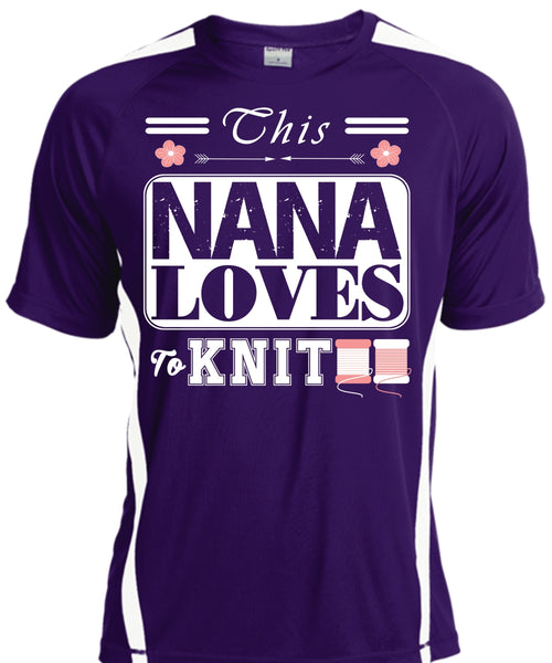 This Nana Loves To Knit T Shirt, Mother's Day T Shirt, Favorite T Shirt