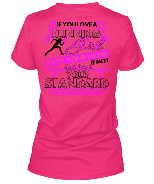 You Love Running Girl T Shirt, I Love Running T Shirt