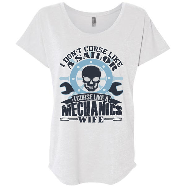 I Curse Like A Mechanic's Wife T Shirt, I Love Mechanic T Shirt, Awesome T-Shirts