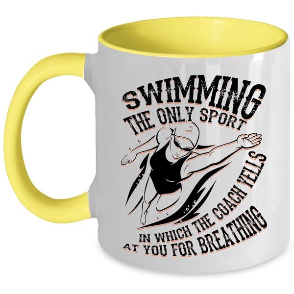 Awesome Gift For Swimmer Coffee Mug, Swimming Accent Mug