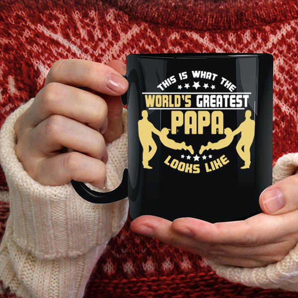 What The World's Greatest Papa Looks Like Coffee Mug, Cute Coffee Cup