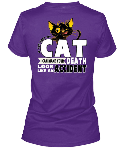 You Hurt My Cat T Shirt, Like An Accident T Shirt