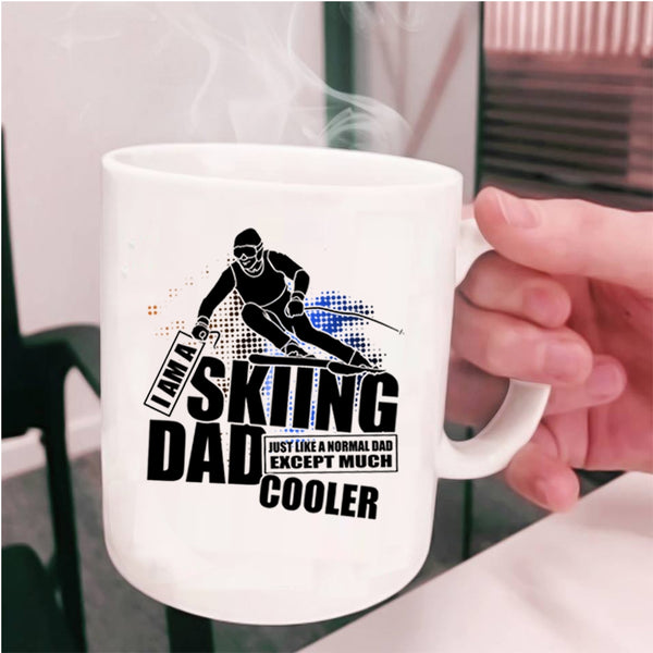 Cool Dad Coffee Mug, I Am A Skiing Dad Cup