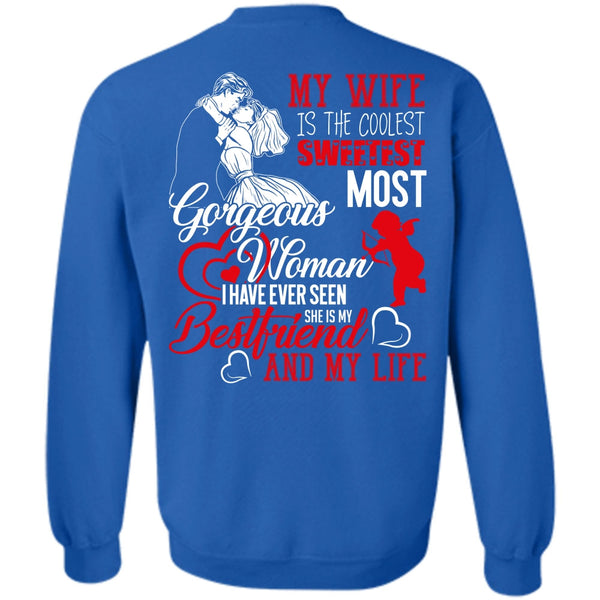 She Is My Best Friend T Shirt, I Love Husband Sweatshirt